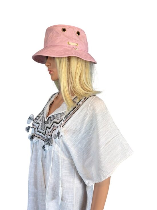 NWOT Tilley The Iconic T1 Bucket - Light Pink 7 1/2 60cm Large New - Picture 15 of 16